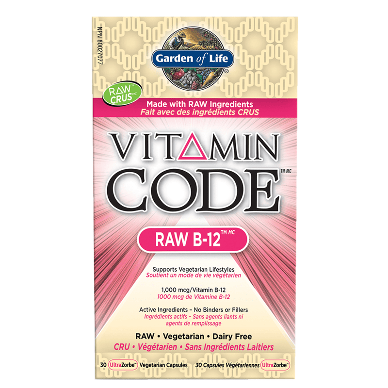 Garden of Life Vitamin Code - RAW B-12 1000 mgc
