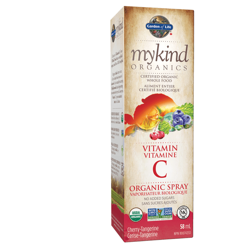 Garden of Life mykind Organics Vitamin C Spray Cherry Tangerine