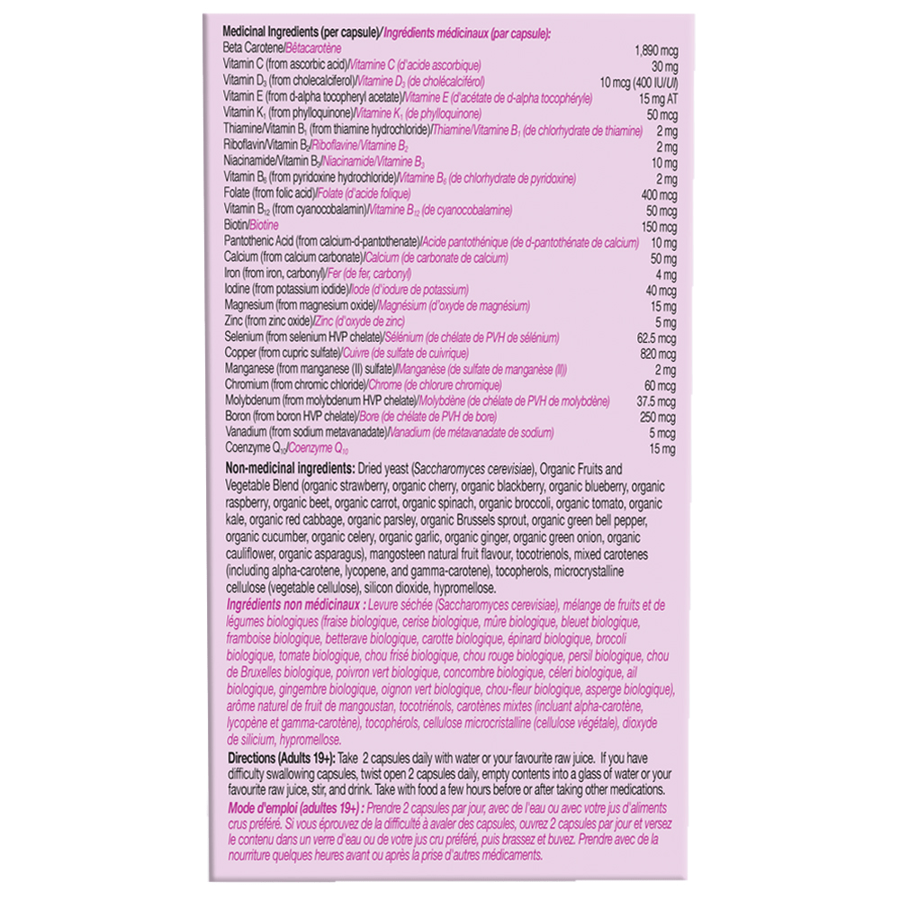 Garden of Life Vitamin Code Women's Multivitamin 60 Capsules