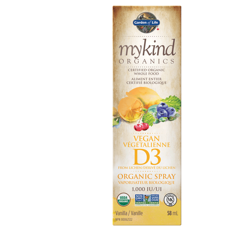 Garden of Life mykind Organics Vegan D3 Spray Vanilla