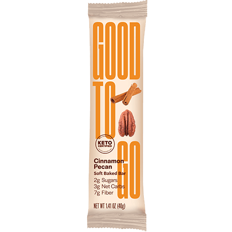 Good To Go Cinnamon Pecan Keto Bars 40 g Single Bars