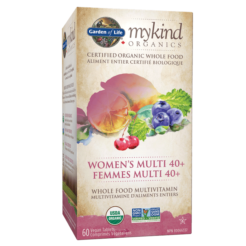 Garden of Life mykind Organics - 여성용 멀티 40+ 태블릿