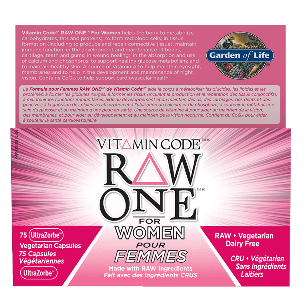 Garden of Life Vitamin Code RAW ONE for Women