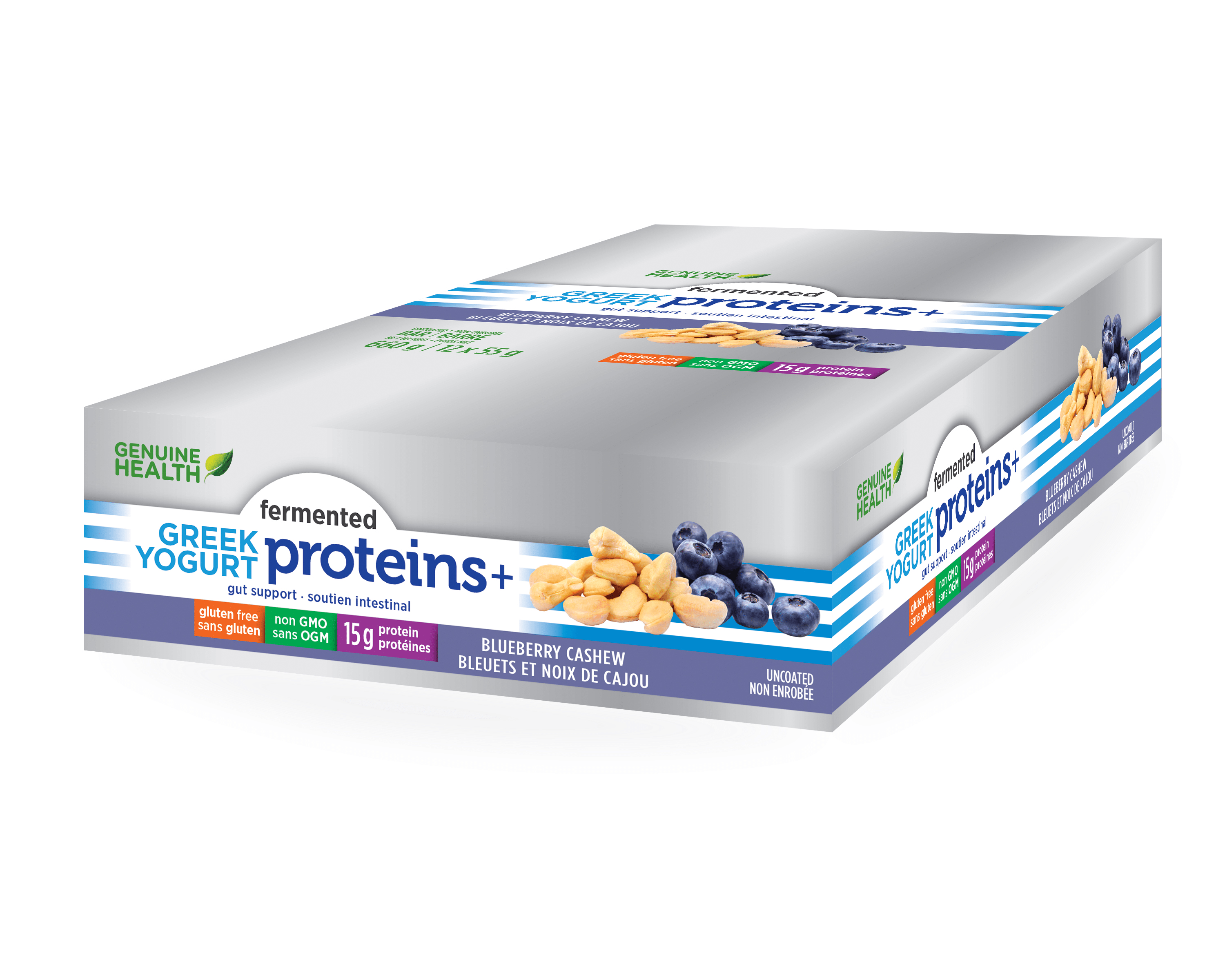 Genuine Health Fermented Greek Yogurt Proteins+ - Blueberry Cashew