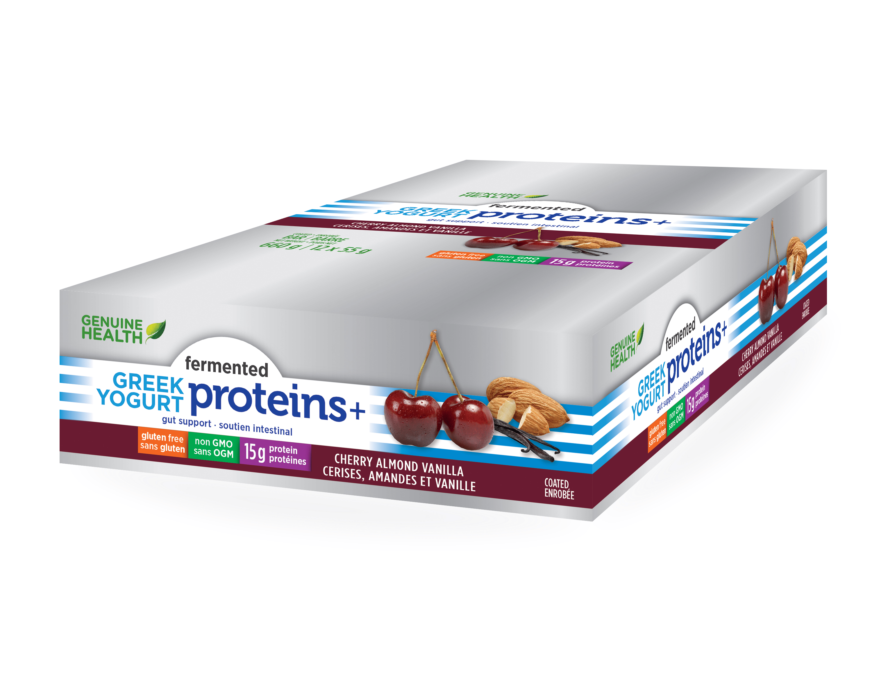 Genuine Health Fermented Greek Yogurt Proteins+ - Cherry Almond Vanilla