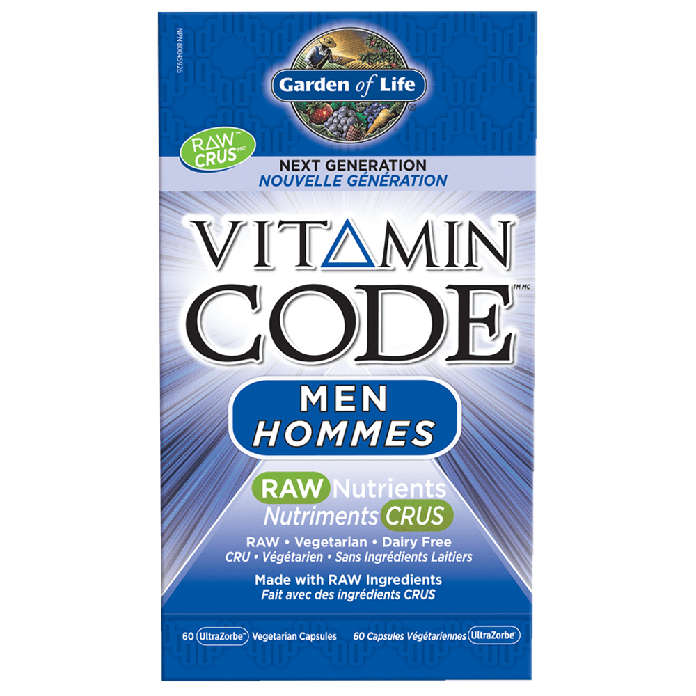 Garden of Life Vitamin Code Men's Multivitamin 60 Capsules