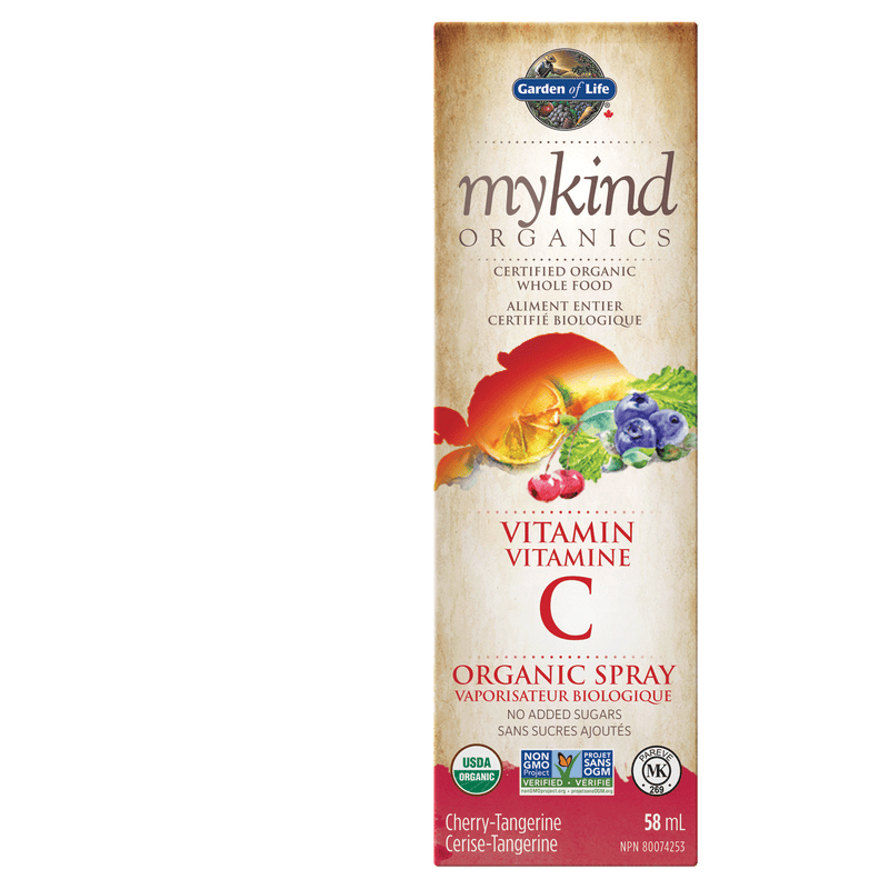 Garden of Life mykind Organics Vitamin C Spray Cherry Tangerine