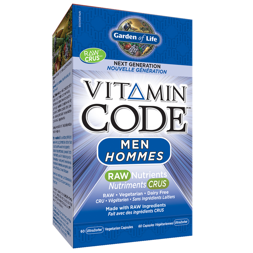 Garden of Life Vitamin Code Men's Multivitamin 60 Capsules