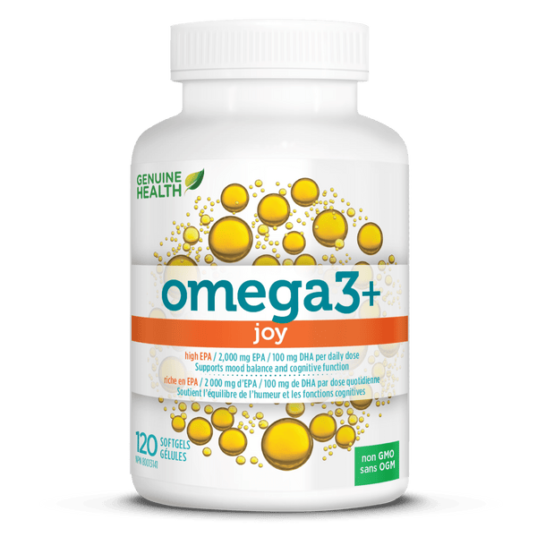 Genuine Health omega3+ joy 120 Softgels