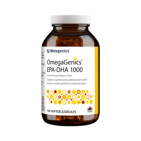 Metagenics OmegaGenics EPA-DHA 1000، 120 كبسولة هلامية