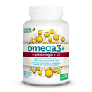 صحة حقيقية أوميغا 3 قوة ثلاثية + D3