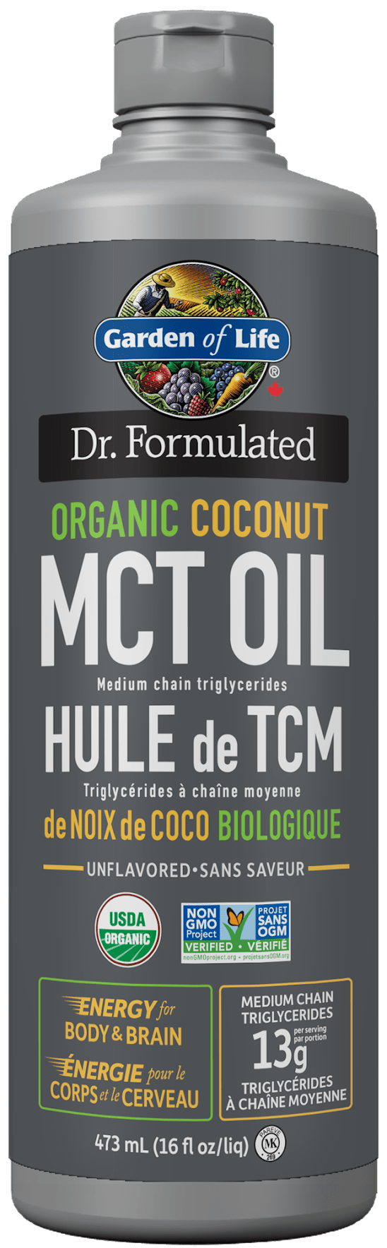 Garden of Life Dr. Formulated Organic Coconut MCT Oil 473ml