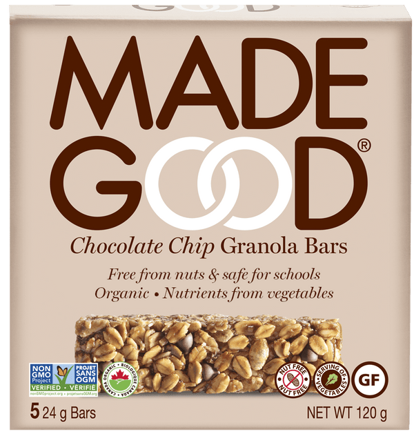 Made Good Chocolate Chip Granola Bars 5x24 g Bars