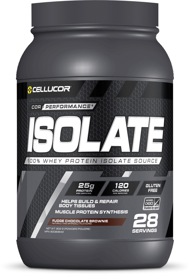 Cellucor Cor-Performance Isolate Whey Protein Fudge Chocolate Brownie 28 Servings