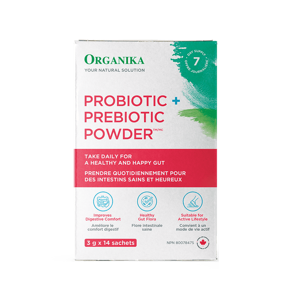 Organika Prebiotic + Probiotic Powder 14 x 3 g sachets