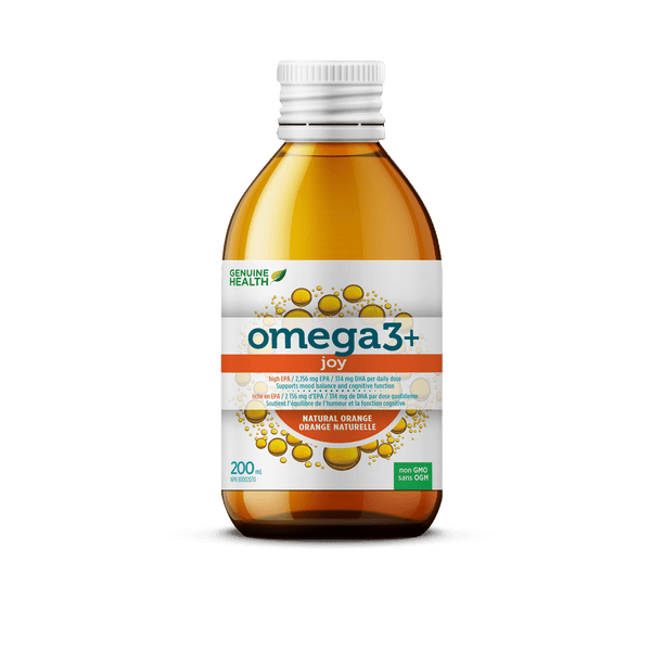 Genuine Health omega3+ joy Liquid - Orange Flavour 200 mL