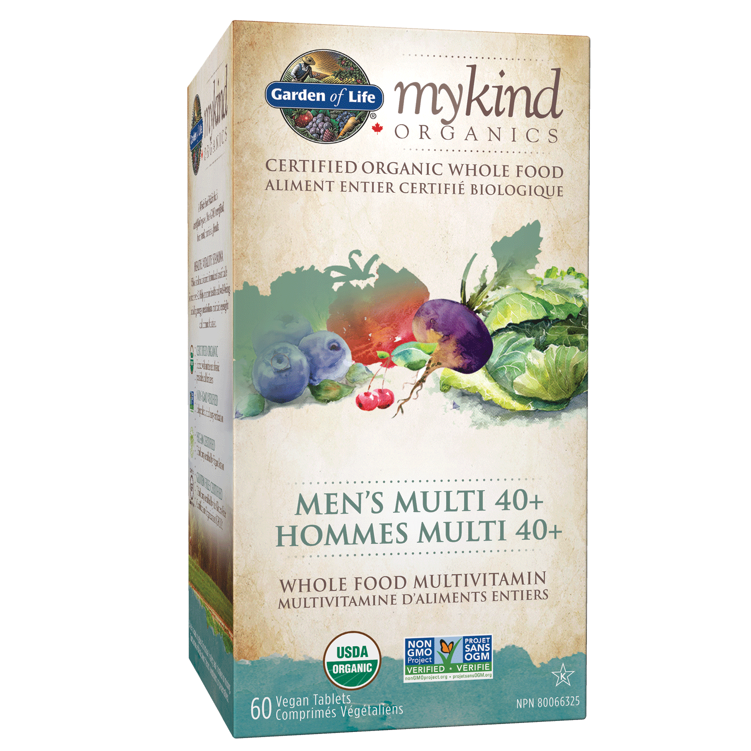 Garden of Life mykind Organics Men's Multi 40+