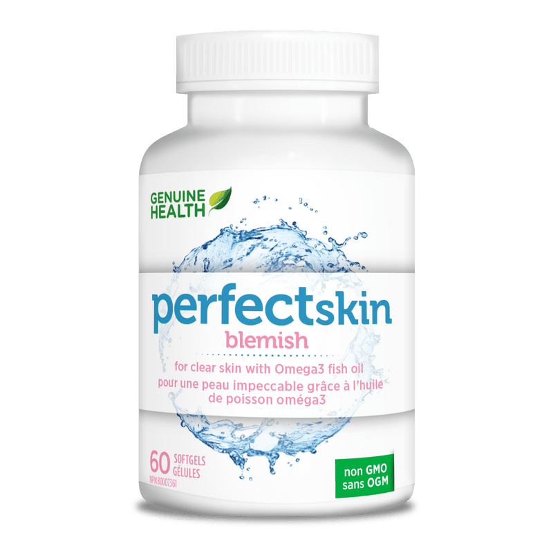 Genuine Health, Perfect Skin Blemish, 60 softgels