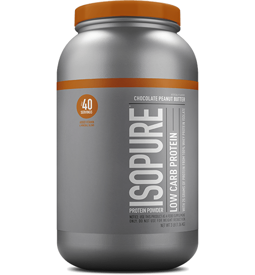 Isopure Low Carb Chocolate Peanut Butter, Whey Protein