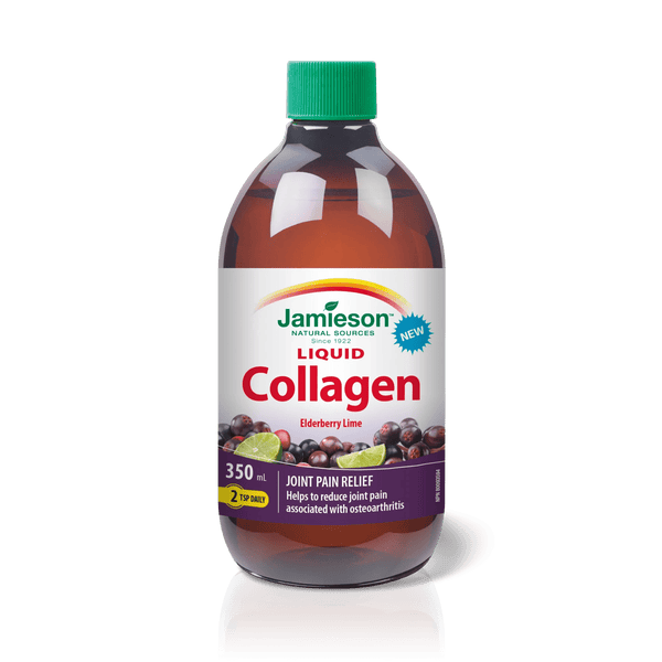 Jamieson Collagen Liquid Elderberry Lime