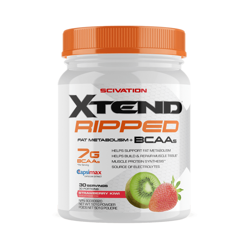 Scivation Xtend 찢어진 BCAA 딸기 키위 30회분