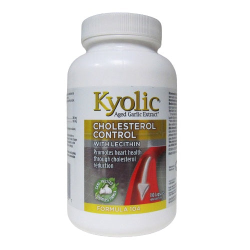 Kyolic, التحكم بالكوليسترول بالليسيثين، تركيبة 104، 180 كبسولة 