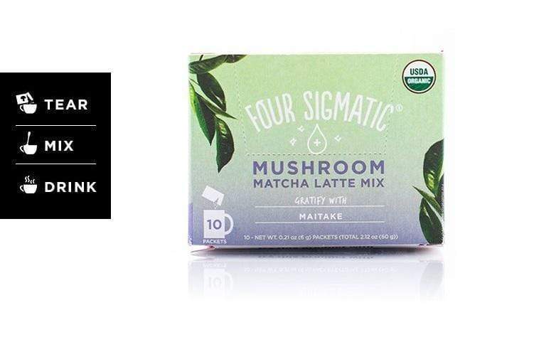 Four Sigmatic Mushroom Matcha Latte with Maitake 10 x 6 g Packets