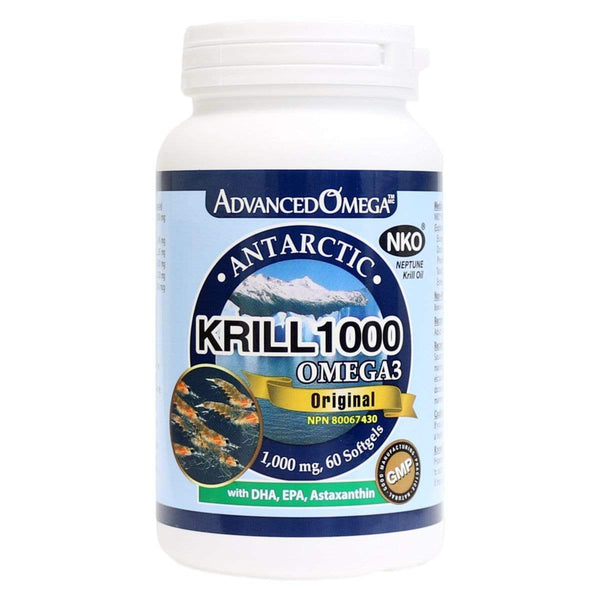 Advanced Omega, Antarctic Krill Omega 3, Original, 1000 mg, 60 Softgels