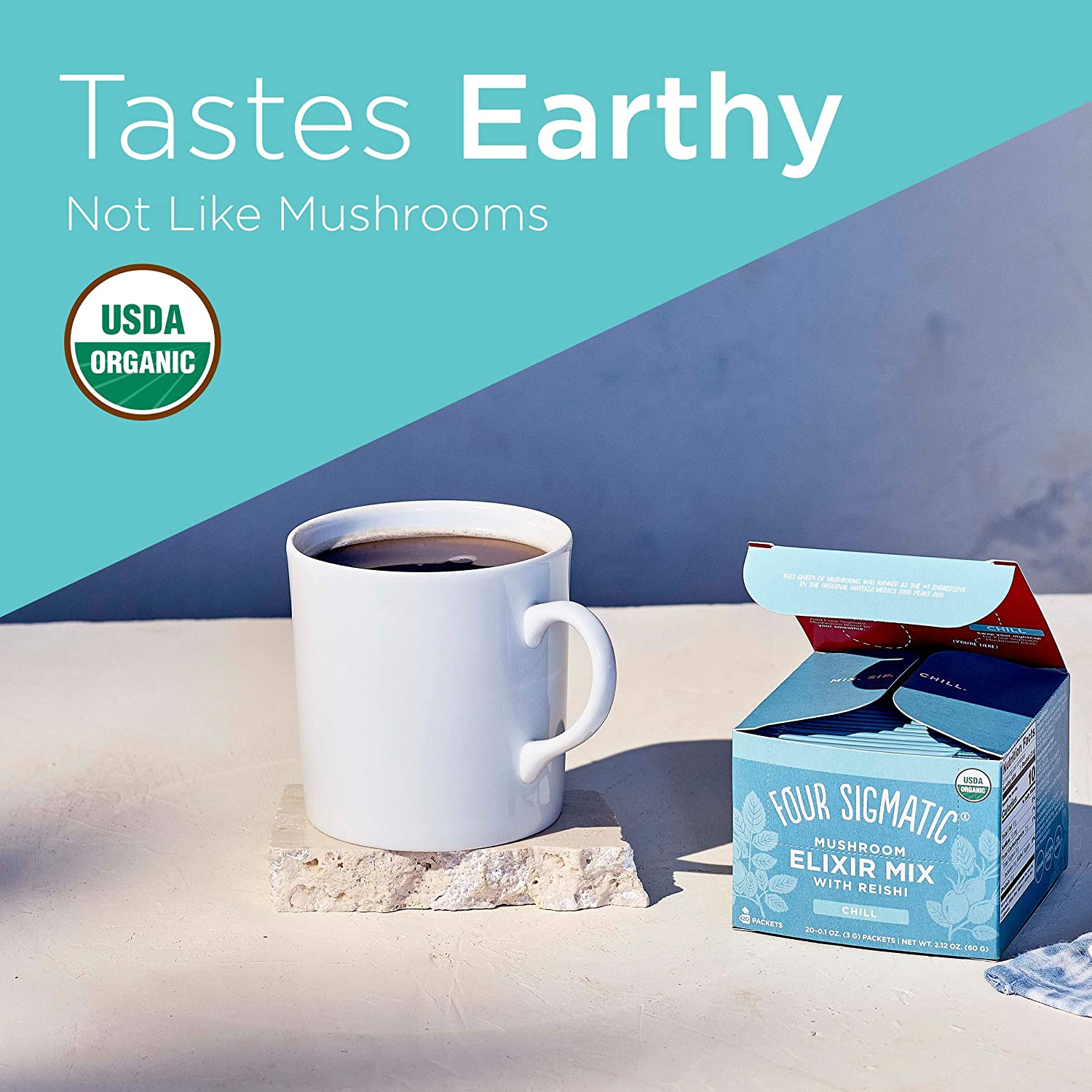 Four Sigmatic Reishi Mushroom Elixir Mix 20 x 3 g Packets