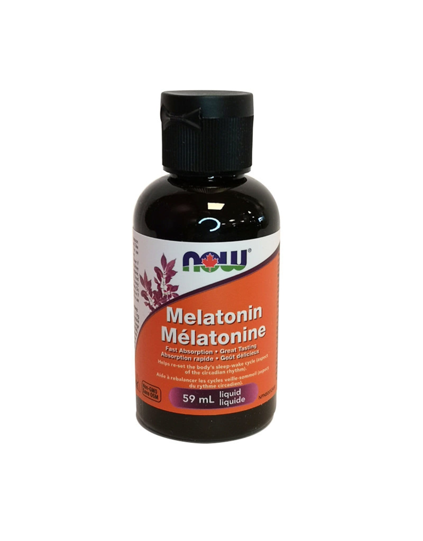 NOW Melatonin Liquid Vanilla-Citrus 59 mL