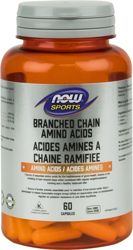 NOW, Branched Chain Amino Acids, 60 Capsules