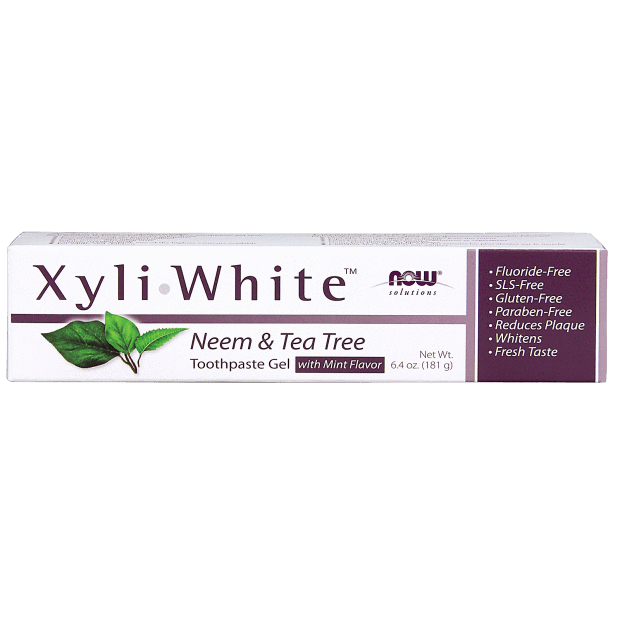 NOW Xyliwhite Neem & Tea Tree Toothpaste Gel 181 g