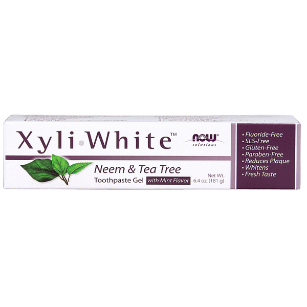 NOW Xyliwhite Neem & Tea Tree Toothpaste Gel 181 g