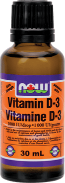 فيتامين د-3 بقوة إضافية من ناو، 1000 وحدة دولية/قطرة، 30 مل