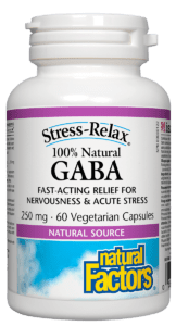 Natural Factors Stress-Relax GABA 250 mg
