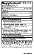 Mutant BCAA 9.7, Fuzzy Peach, 348 g