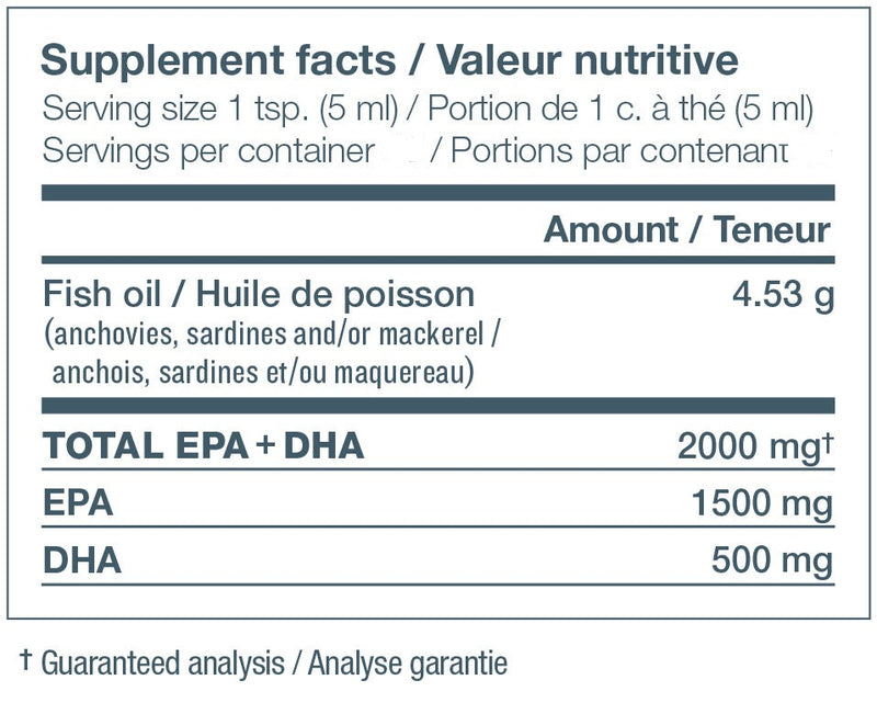 NutraSea HP, Omega-3 High EPA, 제스티 레몬, 500mL