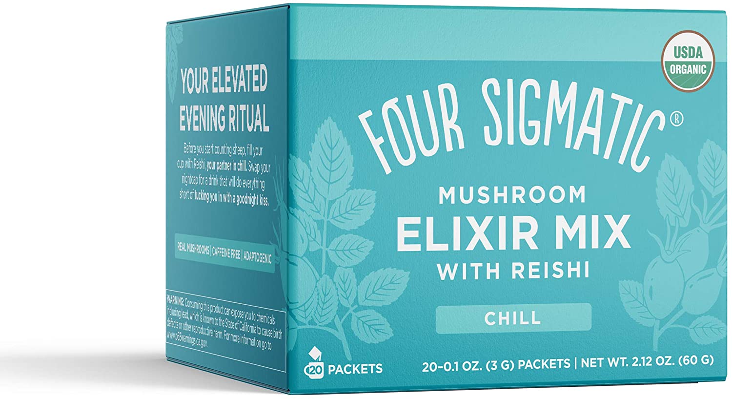 Four Sigmatic Reishi Mushroom Elixir Mix 20 x 3 g Packets