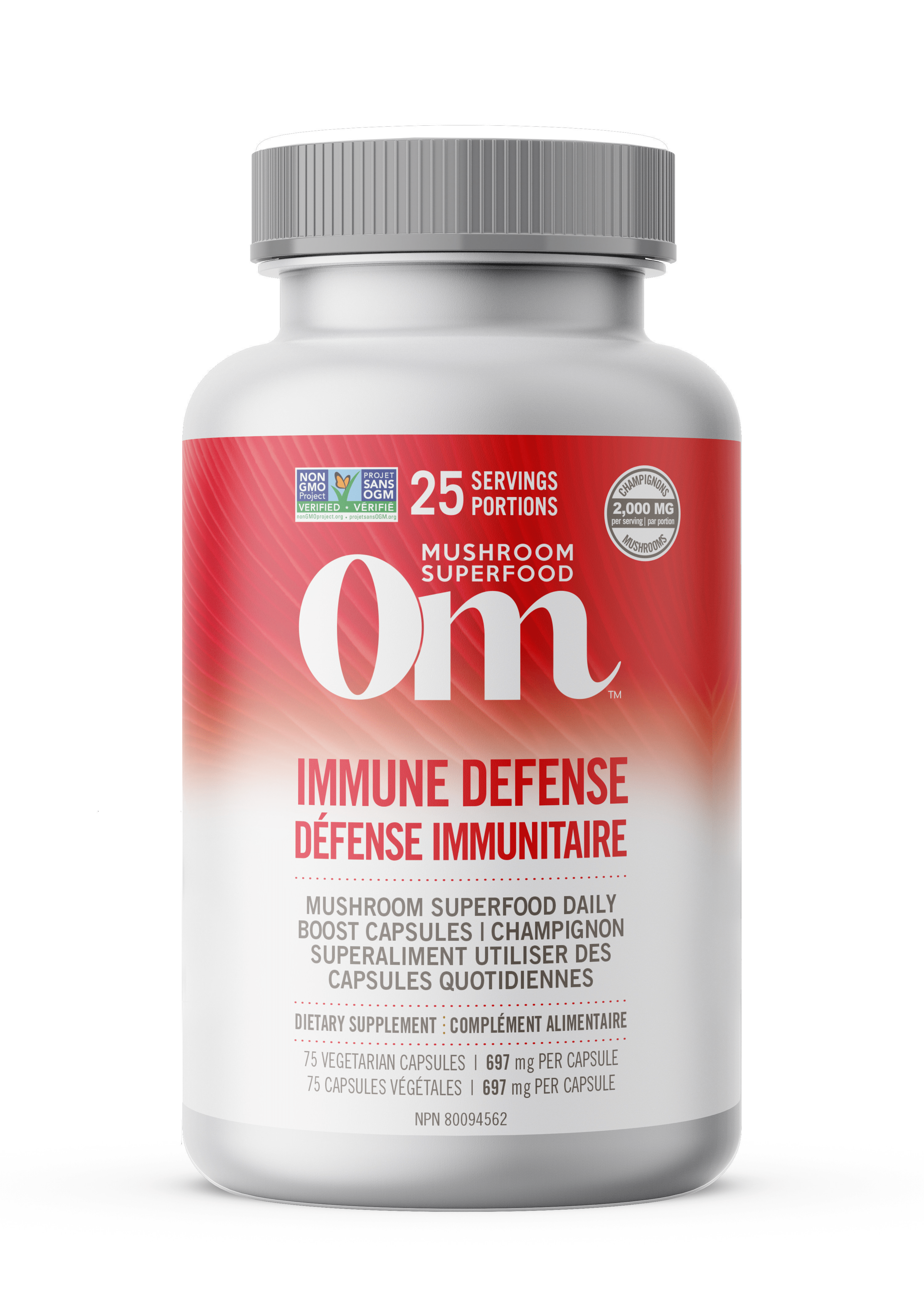 Om Immune Defense Mushroom Superfood Capsules