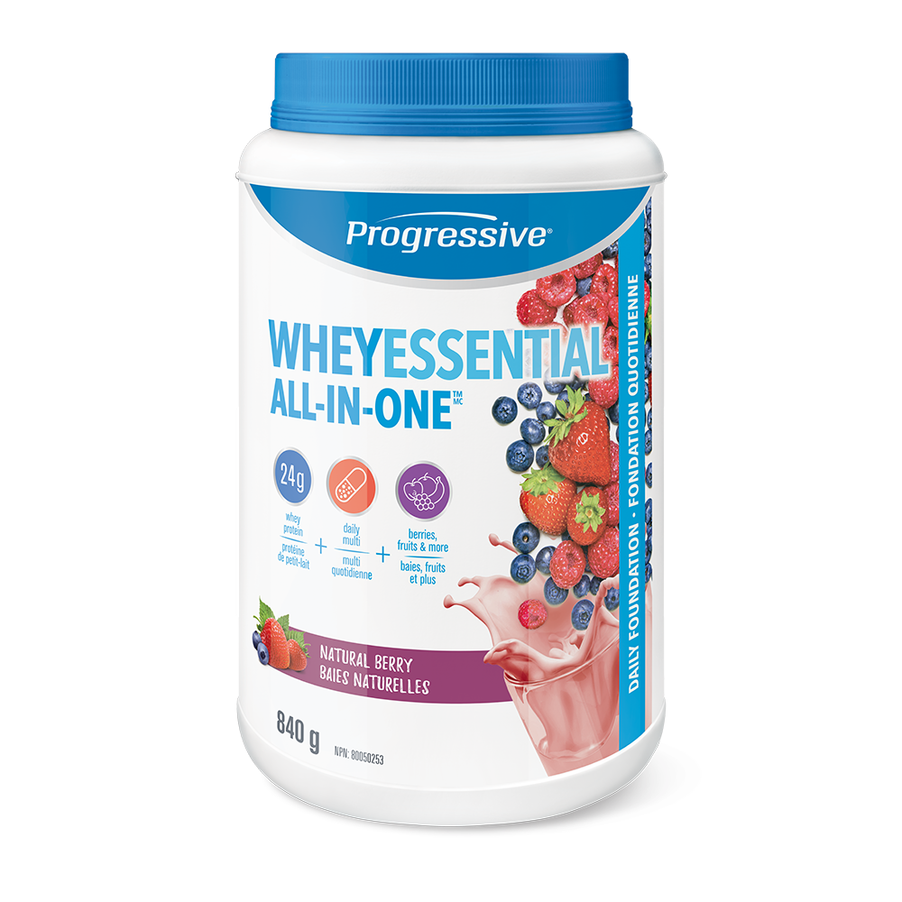 Progressive WheyEssential All in One, Natural Berry, 840g