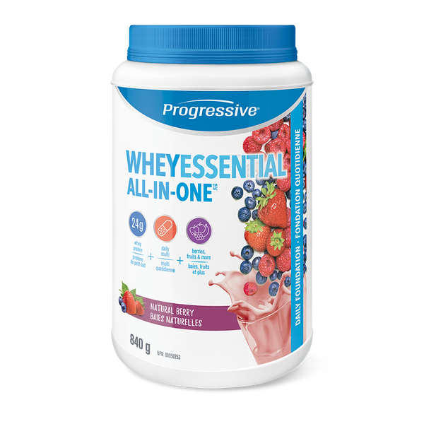 Progressive WheyEssential All in One, Natural Berry, 840g