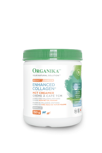 Organika Enhanced Collagen Boost MCT Creamer Vanilla 150 g