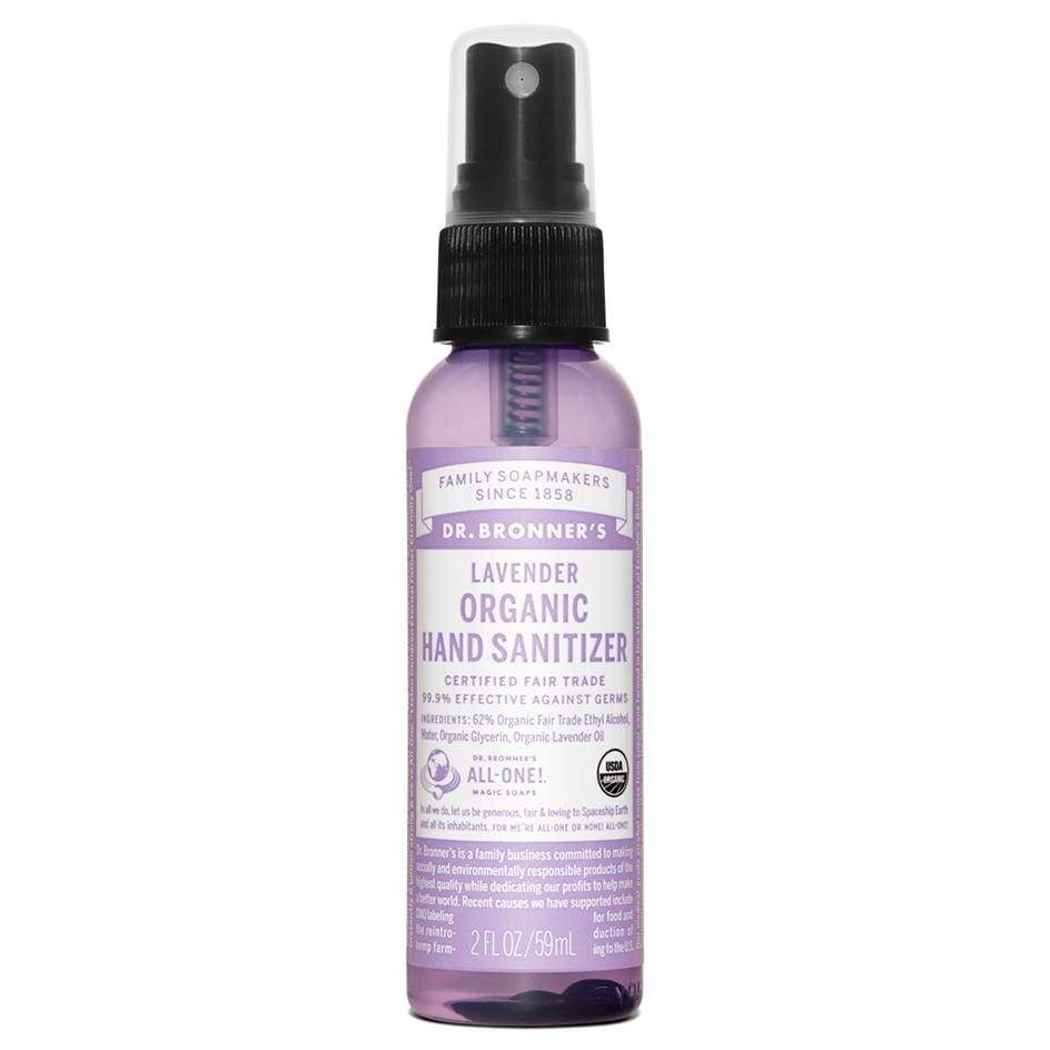 Dr. Bronner's, Organic Hand Sanitizer, Lavender, 59mL