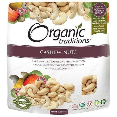 Organic Traditions Cashew Nuts 227 g