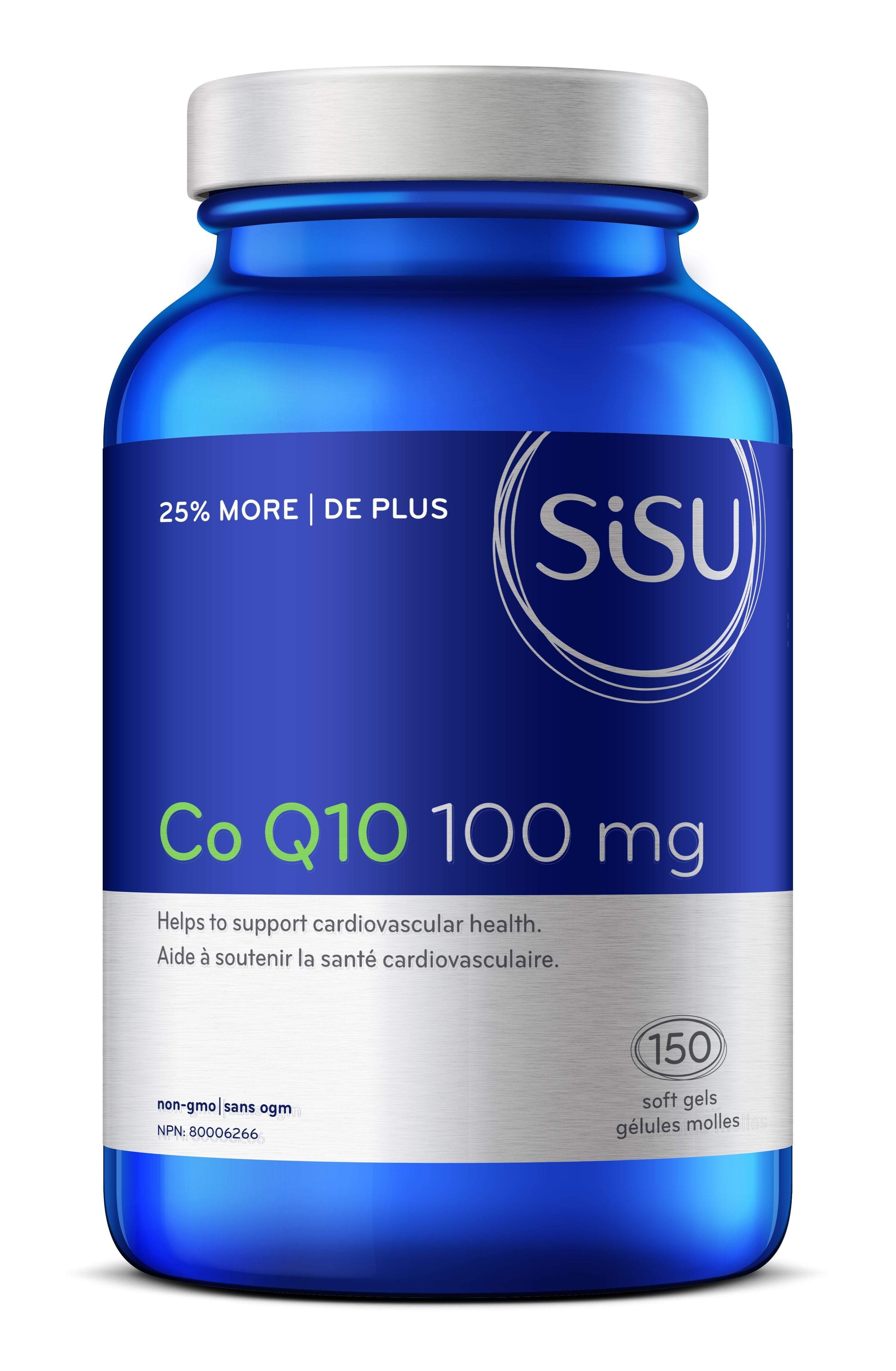 Sisu CoQ10 100 mg 150 Softgels