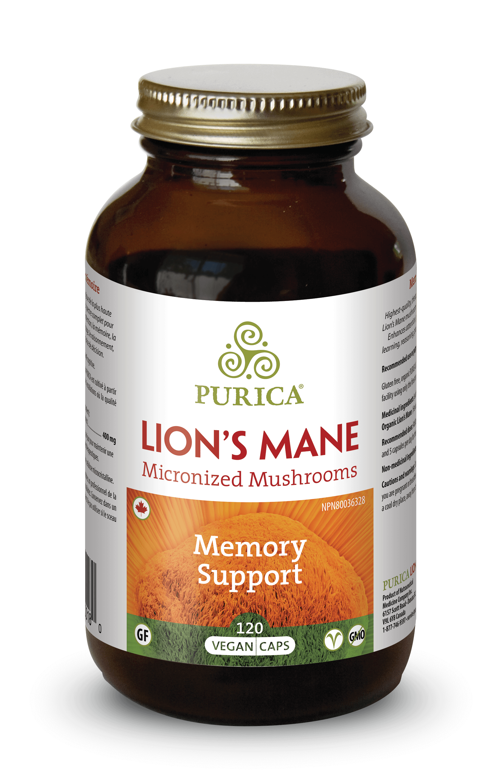 Purica Lions Mane Memory Support