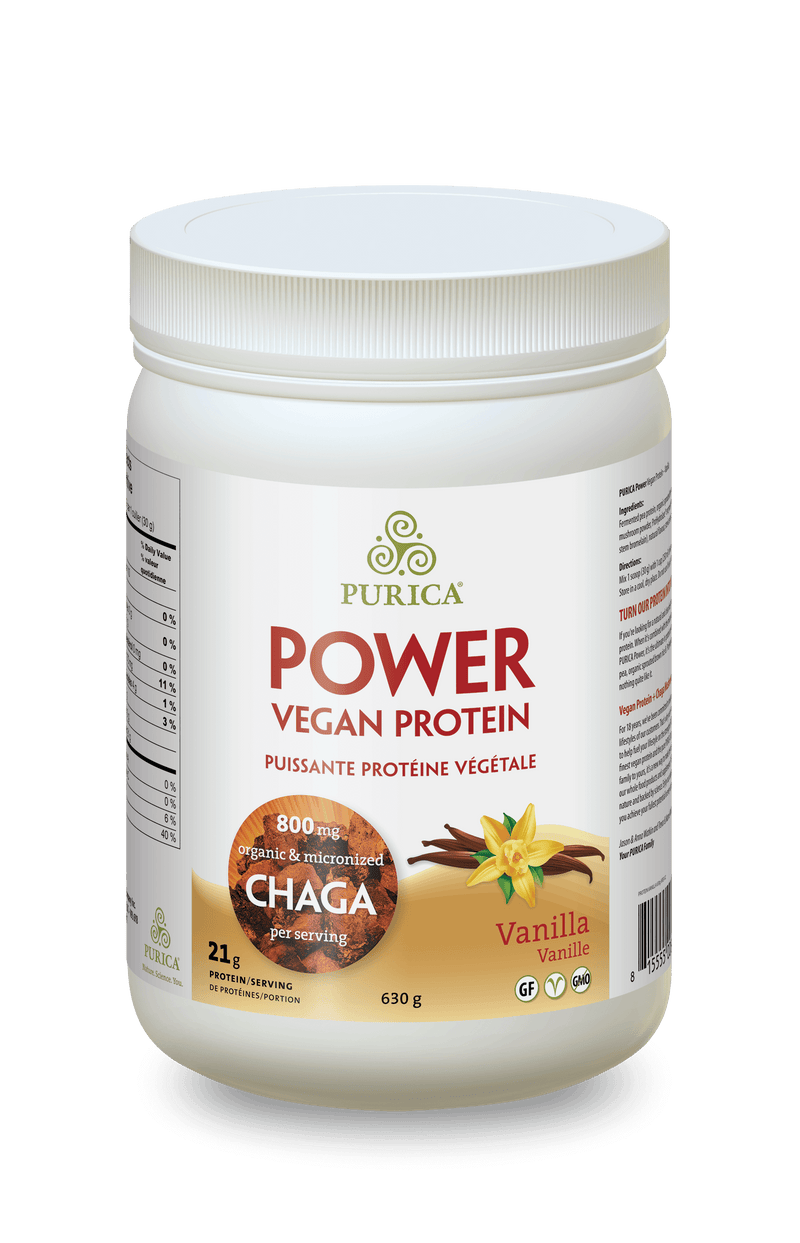 Purica Power Vegan Protein with Chaga Vanilla 630 g