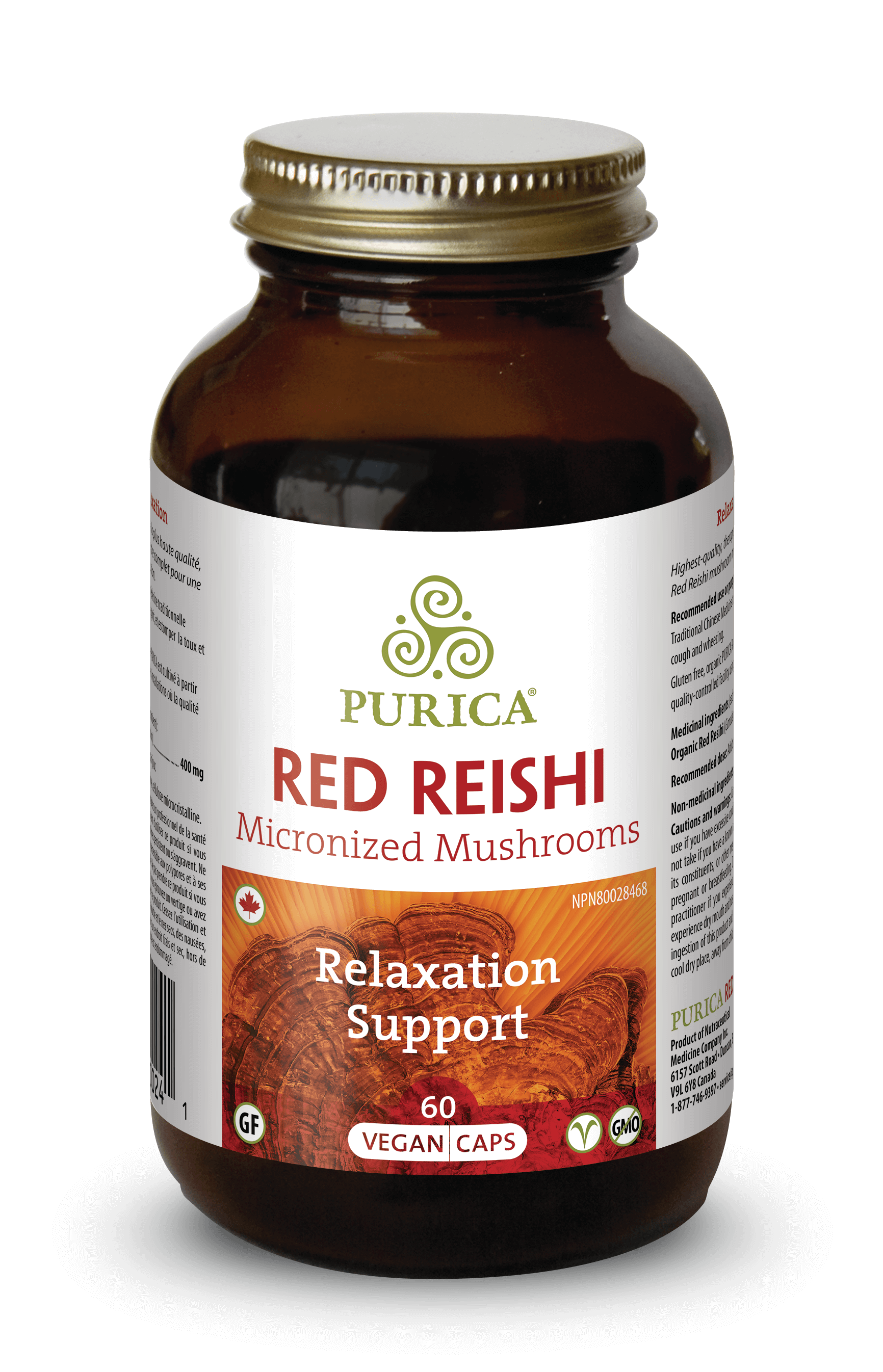 Purica Red Reishi 60 Capsules