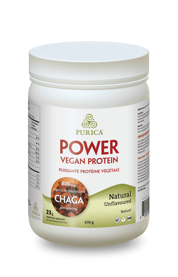Purica Power Vegan Protein with Chaga Natural 630 g