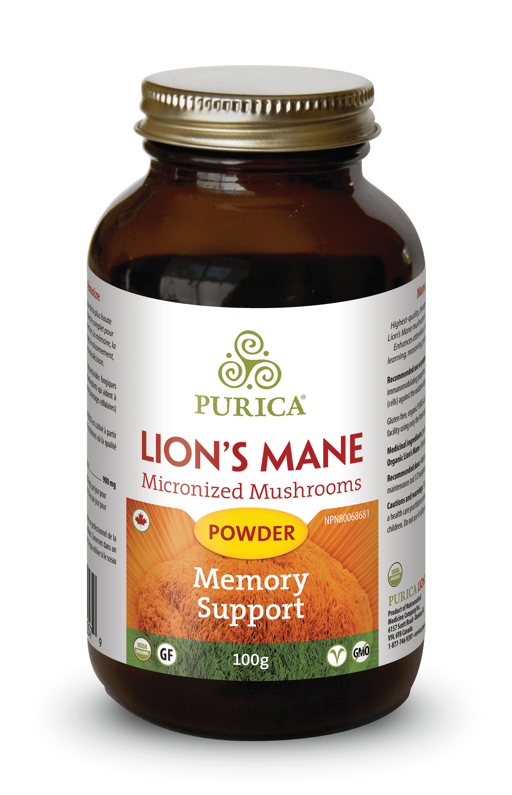 Purica Lion's Mane Powder 100 g